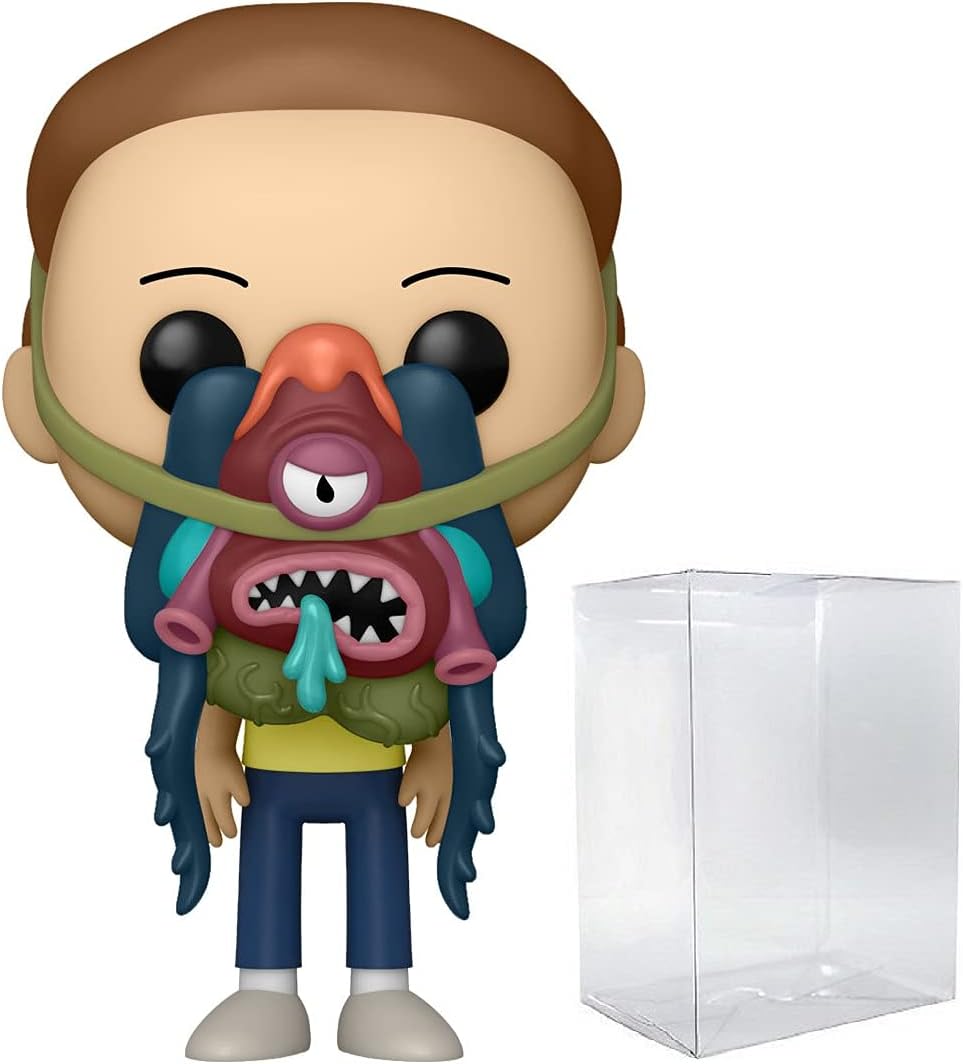 Rick and Morty - Morty with Glorzo Funko Pop! Vinyl Figure (Includes Compatible Pop Box Protector Case)
