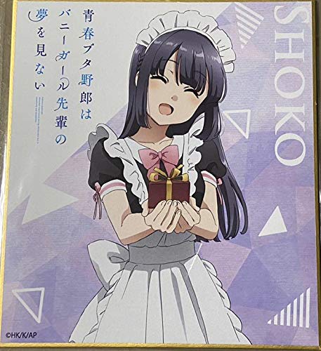 Amazon.co.jp: DMMスクラッチ 青ブタ 牧之原翔子 ミニ色紙 : 文房具