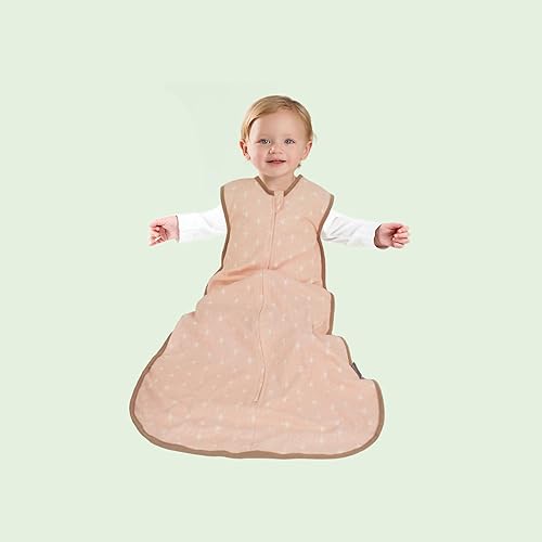 Miniatura 6 de Saco de dormir para bebé de algodón natural para niños de 2 a 3 años, 36 meses, sin mangas, 4 estaciones, ligero, unisex, 18-24 meses, Tog 1.0, saco