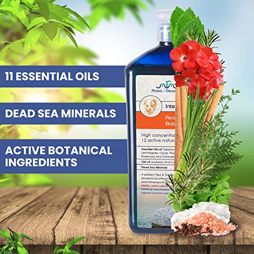 Arava Flea & Tick Dog & Puppy Shampoo, 100% Natural Ingredients, Gently Scented Botanical Dead Sea Formula - 13.5 Fl Oz (2 Variations),Safe For Babies, Made With Essential Oils #TOP3