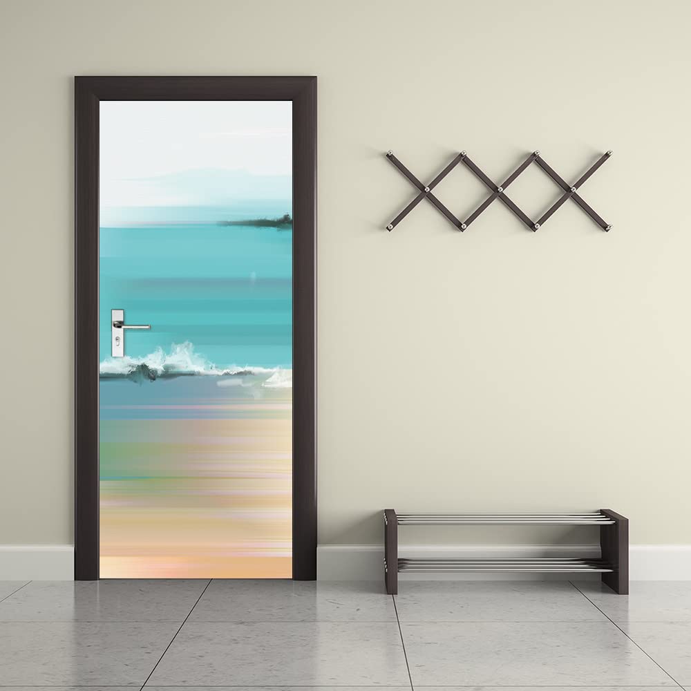 Adesivo Murale Torre Eiffel Parigi - 200x90 Cm, Per Porte, Decorazione Camera, Autoadesivo - Foto 2