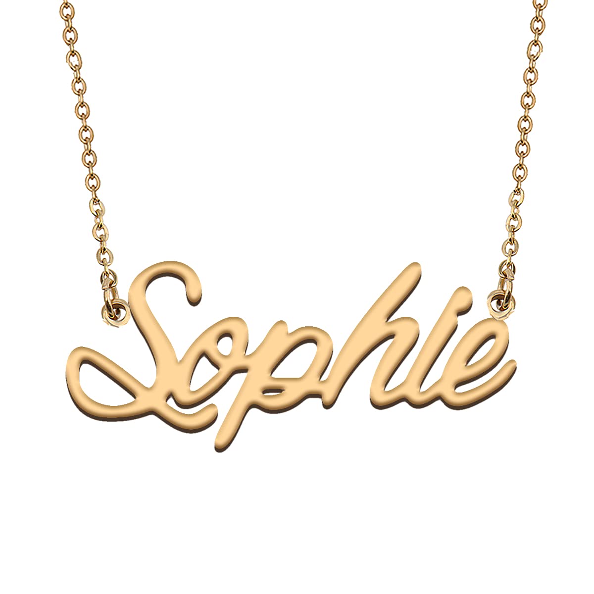 HUAN XUNPersonalized Jewelry Custom Initial Pendant Custom Name Necklaces for Women Girls