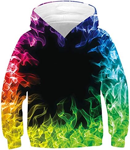 Sweat à Capuche The Amazing Digital Circus Pour Enfants (7-16 Ans) - Impression Colorée, 100% Polyester