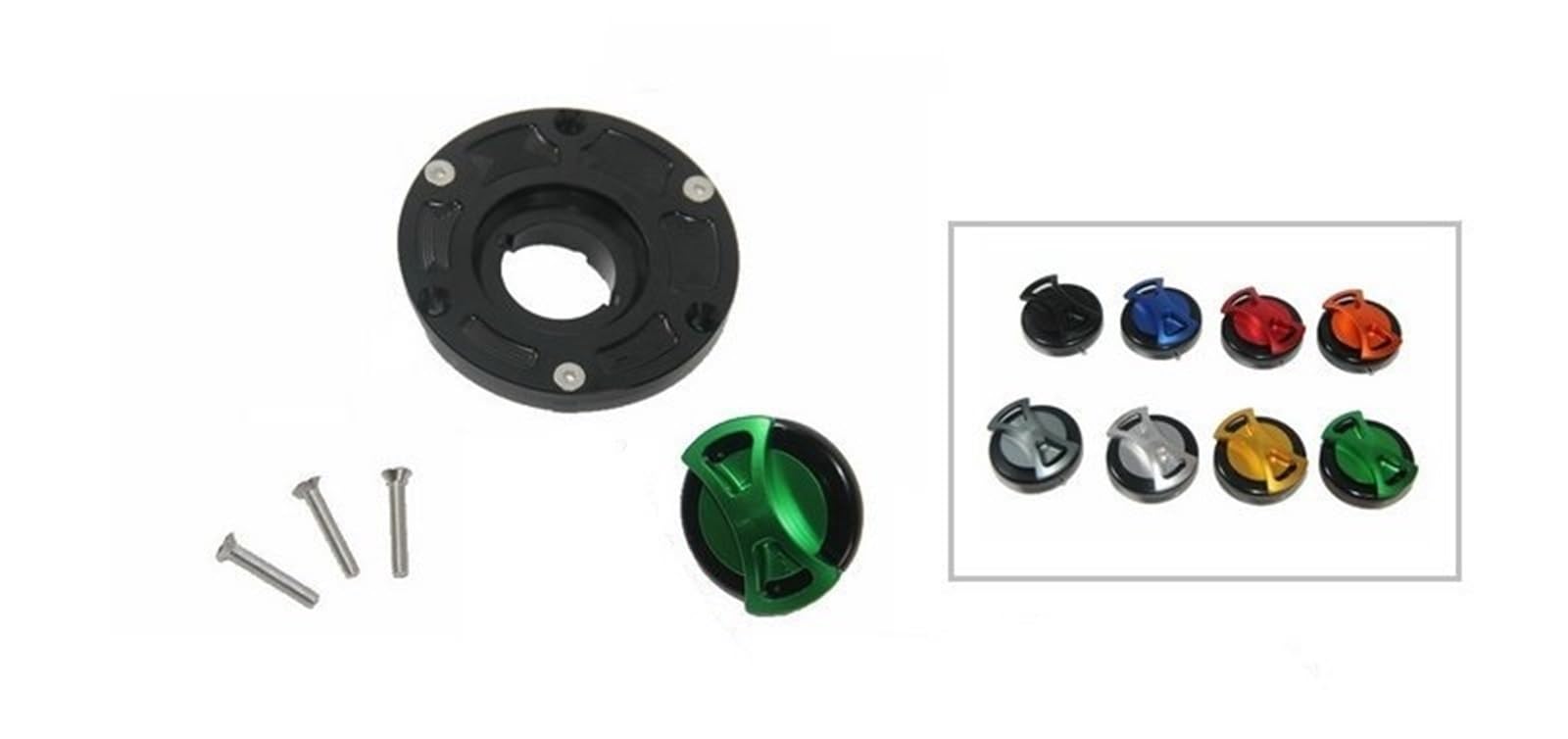 Tappo Serbatoio Moto Per EX250R Per NINJA 250R 300 2008-2014 | Tappo in alluminio CNC a tenuta stagna: leggero, facile da installare e dal design accattivante