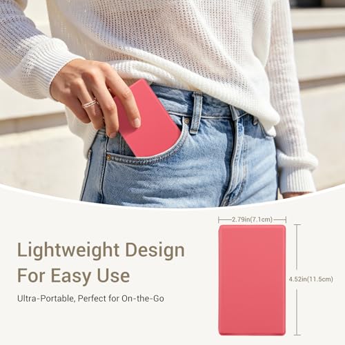Image of CoBak Magnetic Case for XTEINK X4, Ultra-Lightweight Protective Cover for Xteink X4 E-Reader, Secure Magnetic Attachment(Rose Red)