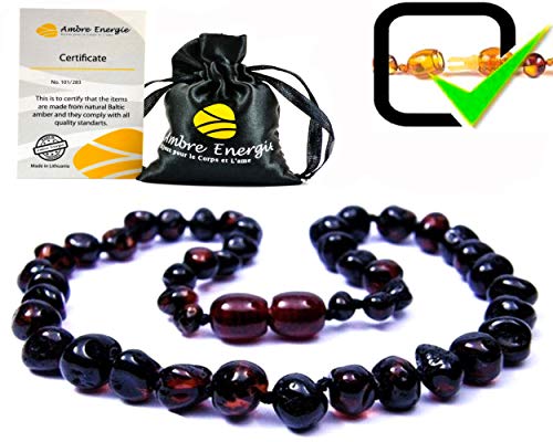 Preisvergleich Produktbild Bernsteinkette 100% Baltischen Bernstein, beste Qualität (C&G)