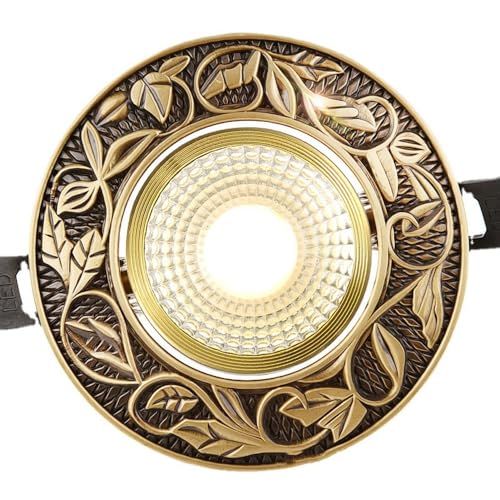 Plafonnier en laiton créatif et sculpté pour sublimer les couloirs