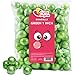 Green Gumballs - Shimmer Gumballs - Gumballs 1 Inch Bulk – Bulk Candy – 2 Pounds