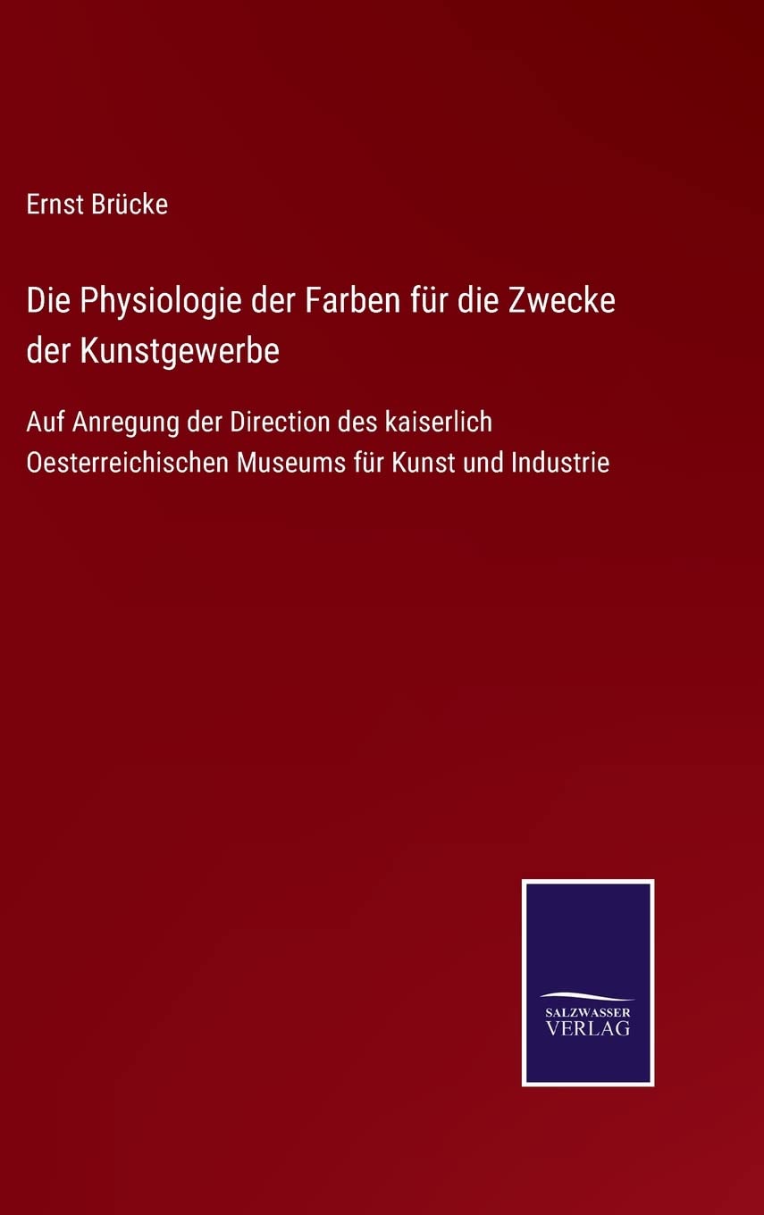 Physiologie des couleurs arts appliqués guide design musée autrichien