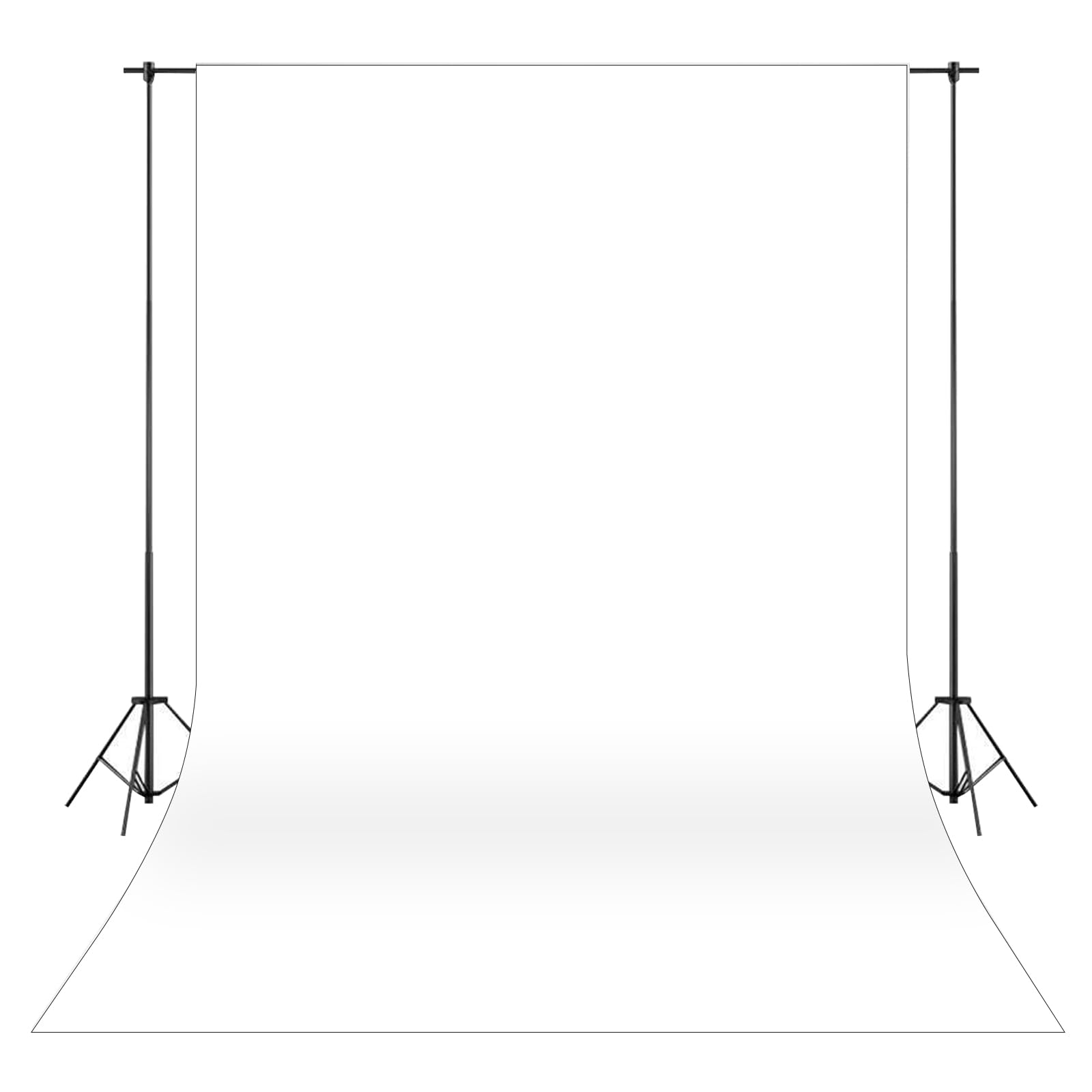 200 x 300 cm Fond blanc : fond photo mural lavable, fond blanc pour photographie, vidéo et enregistrement TV
