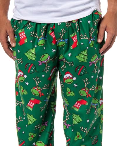 Teenage Mutant Ninja Turtles Mens' Christmas Characters Sleep Pajama Pants3