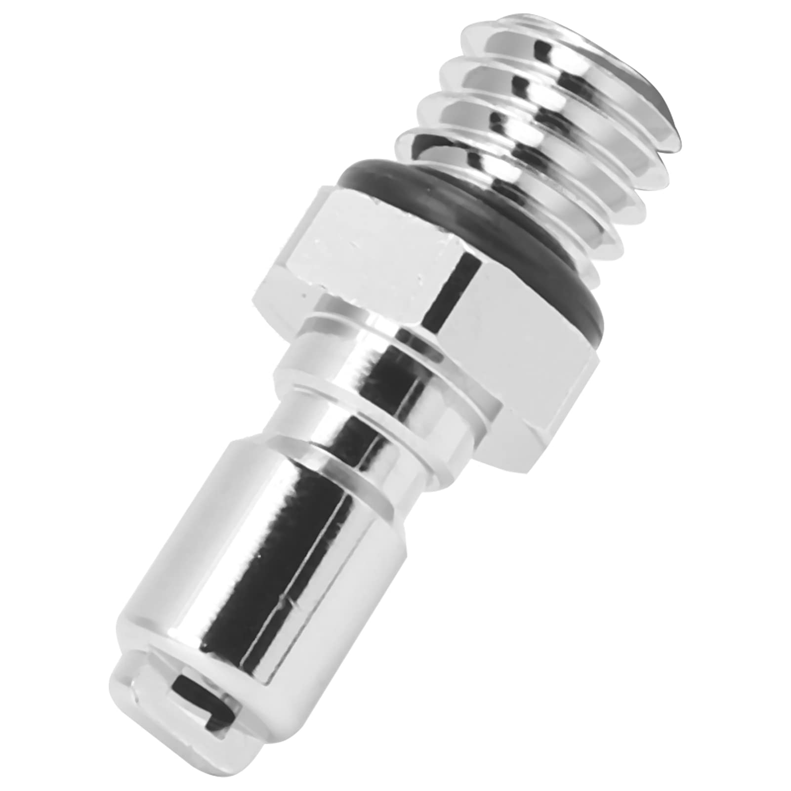 Alomejor Scuba Diving Inflator Adapter BCD Power Inflator Adapter Chrome Plated Brass Diving Exhaust Valve Nipple Replacement