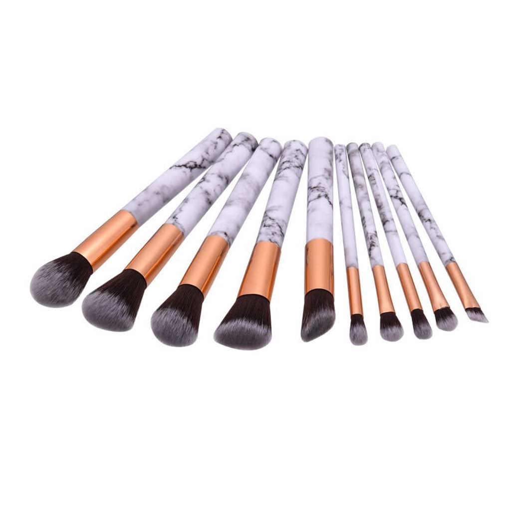 10-teiliges Make-up-Pinsel-Werkzeugset, Kosmetikpinsel, Puder, Lidschatten, Foundation, Rouge, Blending, Beauty, Concealer, Eyeliner, Lippenpinsel