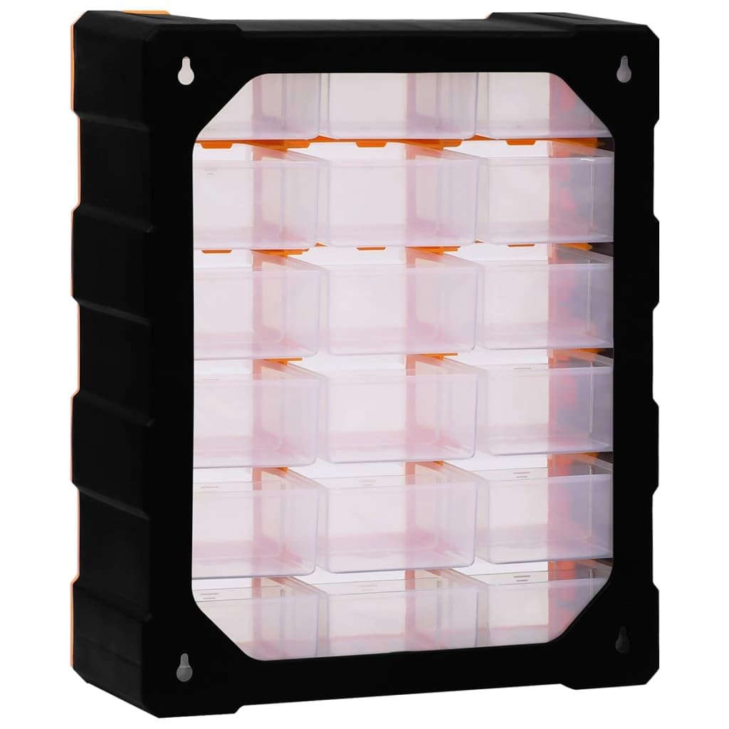 Genérico Organizador multicajones con 18 cajones intermedios 38x16x47 cm,Bricolaje,Accesorios de Bricolaje,Organización y Almacenamiento de Herramientas,Cajas de herramientas-149597