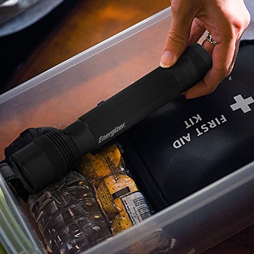 Energizer Tacr-1000 Led Tactical Flashlight, Bright Rechargeable Flashlight For Emergencies And Camping Gear, Water Resistant Flashlight, Usb Included, Pack Of 1, Black #TOP6