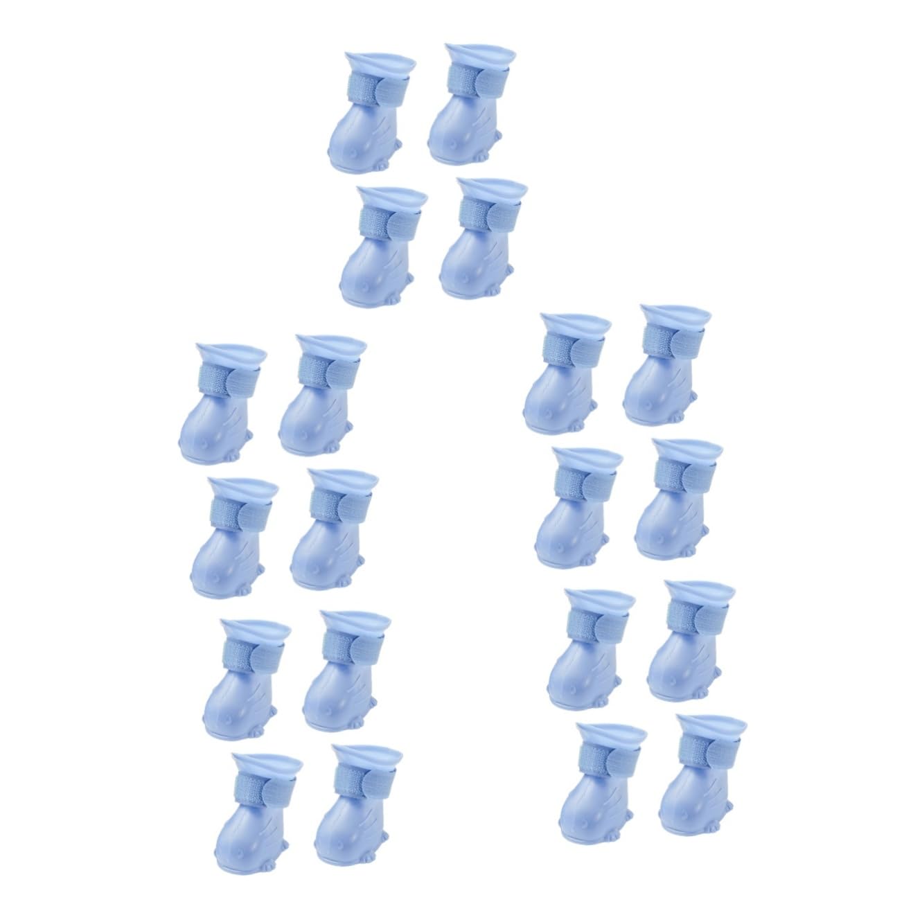 20 Pz Scarpe Impermeabili Stivali da Cucciolo Clima Canino Scarpe Invernali Puppy pupphub Scarpe da Pioggia per Animali Domestici Scarpe da Pioggia per Cuccioli Fare Un Passo Blue
