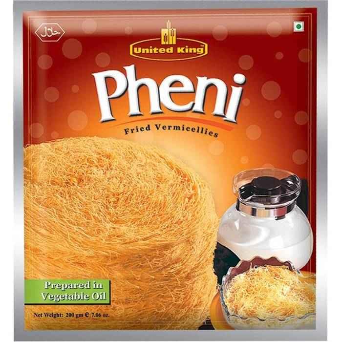 Generic Qty. 3 United King Pheni fried Vermicellies 200 grams (pack of 3)