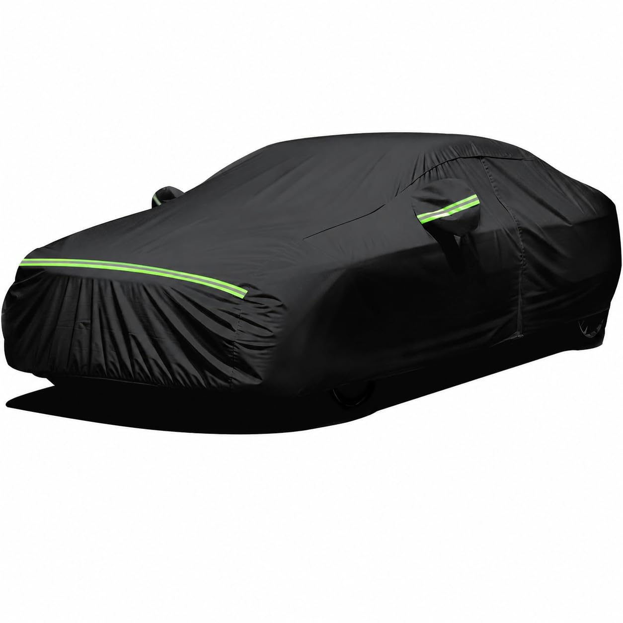 Favoto Car Cover Waterproof All Weather Windproof for Sedans 175-183 Inches