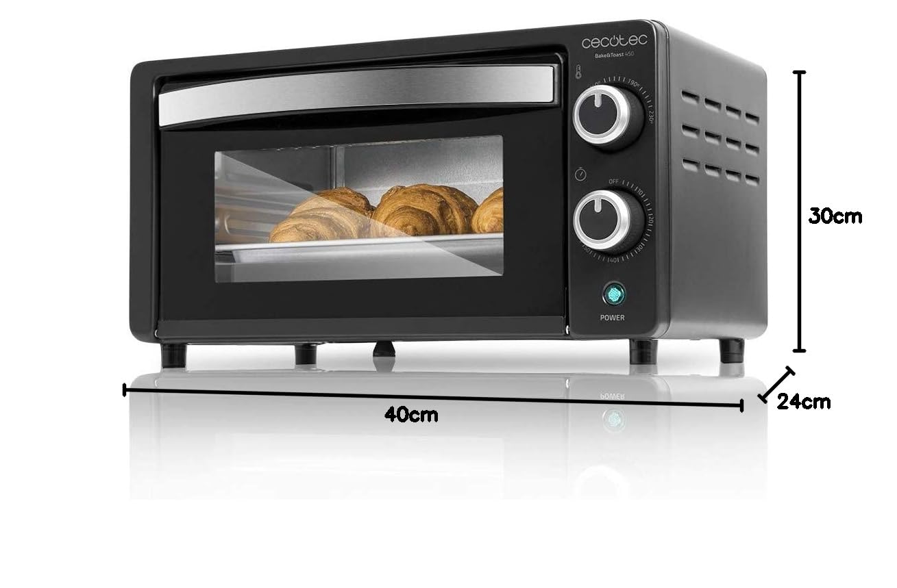 Cecotec Bake&Toast 450 Horno Sobremesa 1000W 10L 230°C