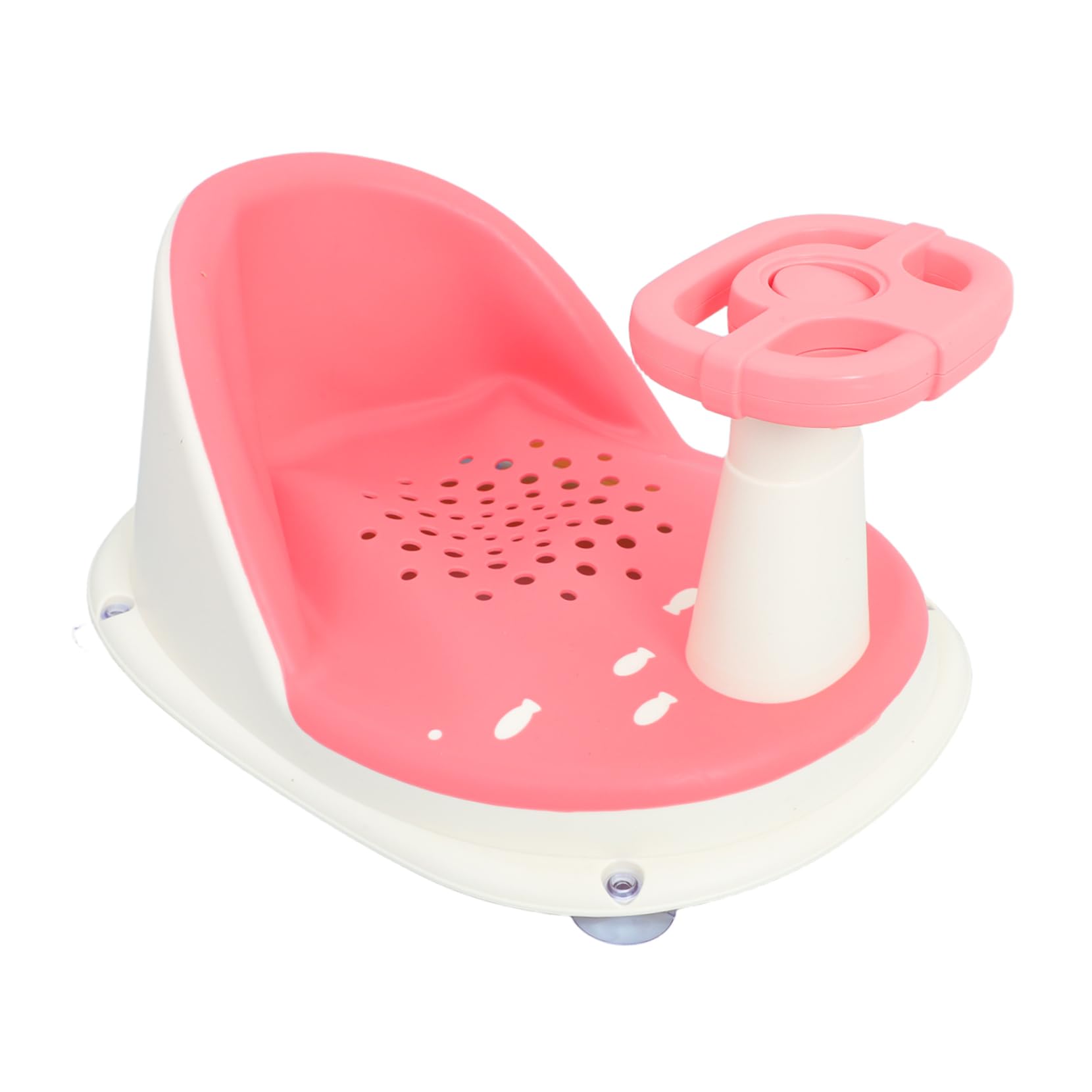 BESTonZON Sitz für Babybadewanne Rutschfest mit Höhenverstellbarkeit und Schnellem Ablaufsystem Komfortabler Sitzwinkel für Babysicherheit und Hygiene