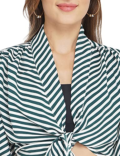 Image of oxolloxo Striped Love Women's Tie-Up Top