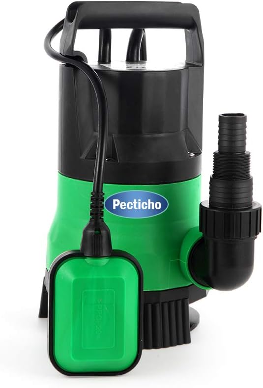 Sump Pump, 1/2 HP 2112GPH Sump Pump Submersible Clean/Dirty Water Pump Electric Clean Water Pump for Swimming Pool Garden Tub Pond Flood with Automatic Float Switch Sump Pump, 1/2 HP 2112GPH Sump Pump Submersible Clean/Dirty Water Pump Electric Clean Water Pump for Swimming Pool Garden Tub Pond Flood with Automatic Float Switch