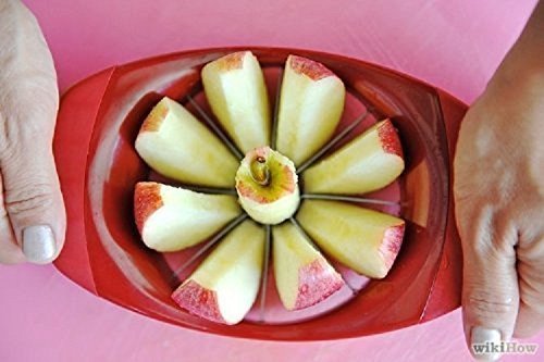 Image of Apple Cutter /Slicer with 8 Blades Heavy Plastic and Stainless Steel Blades Fruit Slicer Pack of 1