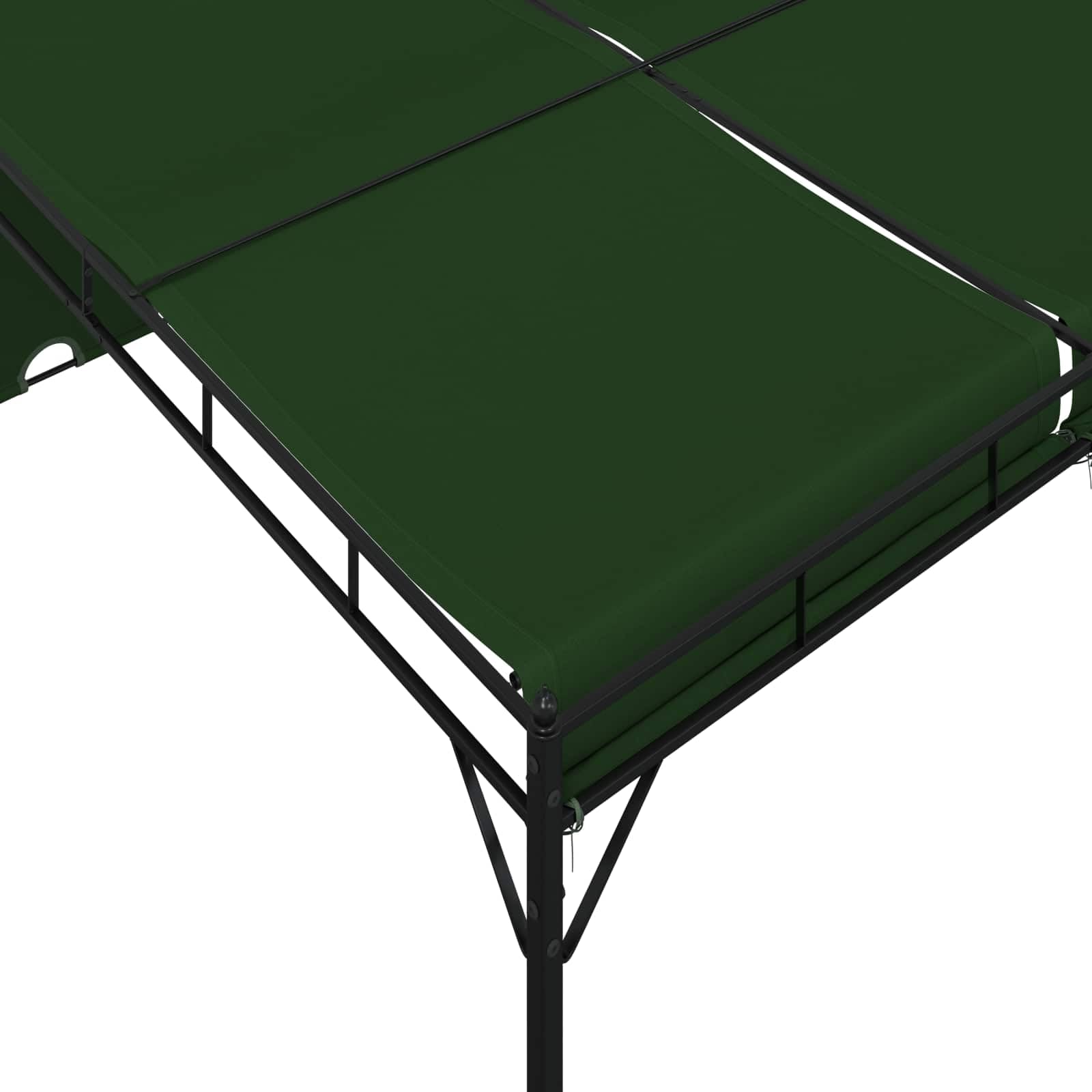 Pawilon 4 x 3 x 2,3 m, zielony, poliester, stal