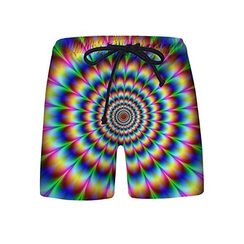 Calções de praia masculinos estampados em 3D para praia calções realistas para verão calças curtas p