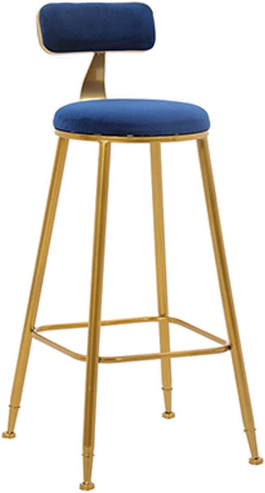 65/75 cm Velvet Bar Stool Chair Covers with Backrest,Elastic Seat Home Soft Chair Slipcover Chair Protector for Kitchen Breakfast Counter Chairs Bar Stools