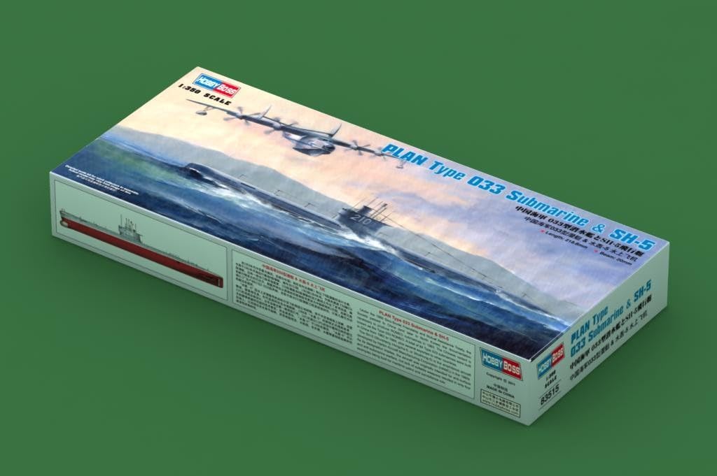 Hobby Boss Plan Type 33 Submarine and SH-5 Boat Model Building Kit