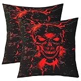 Photo Gallery federe decorativo goth skull red blackneon sugar skullhalloween gothics set of 2 quadrate federe decorative per Photo Gallery federe decorativo goth skull red blackneon sugar skullhalloween gothics set of 2 quadrate federe decorative per
