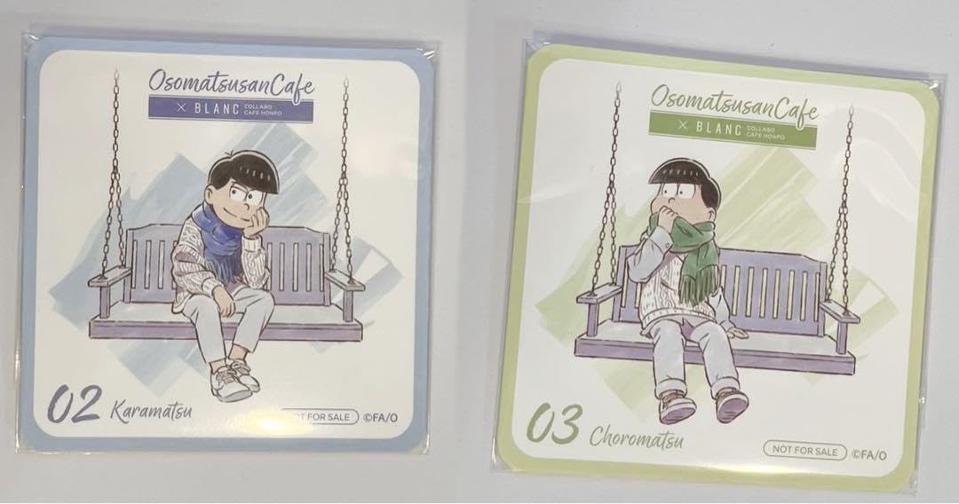 【おそ松さん】コースター3点セット　松野十四松　チュロスター　キャラクレ　限定 おそ松さん】コースター3点セット 松野十四松 チュロスター