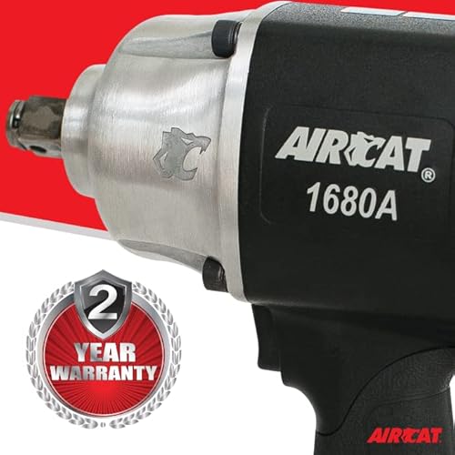 Aircat Pneumatic Tools 1680-A: 3/4-Inch Impact Wrench 1,600 Ft-Lbs - Standard Anvil #TOP5