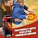 Light Up Football Gifts for Boys 8-12: LED Youth Glow in the Dark Footballs Size 6 Kids Games Cool Toys 8-13, Sports and Outdoor Birthday Gifts for 6 7 9 10 11 12 13 Year Old Boy Girl Teens