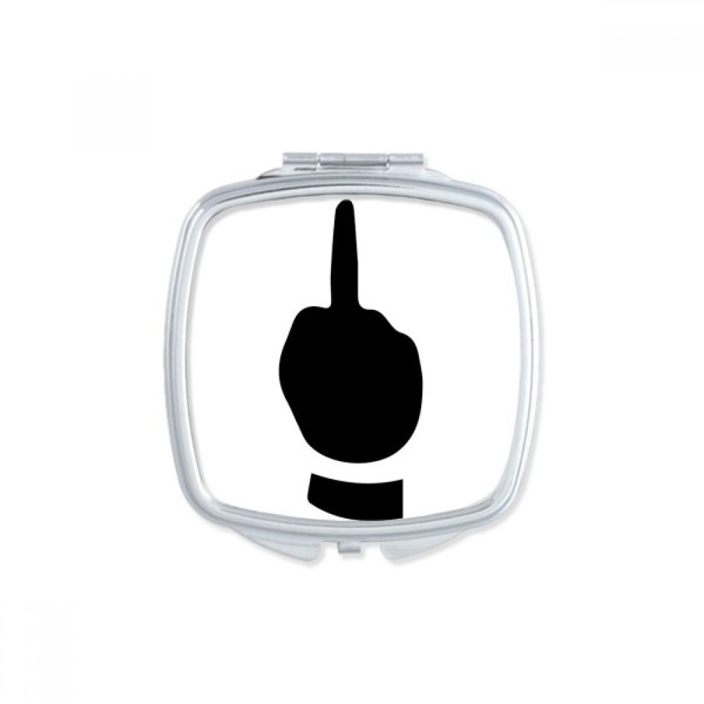 Miroir portable mignon fini les reflets flous avec ce miroir de poche carré compact