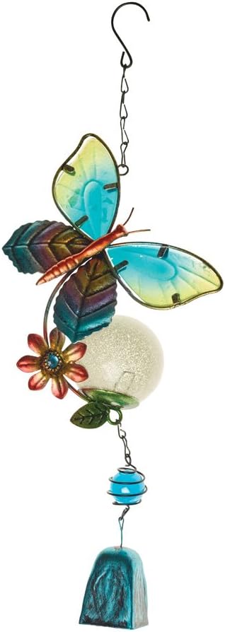 EdenBloom 09858 Dragonfly Wind Chime, Multi-Colour, 7 x 15 x 18 cm