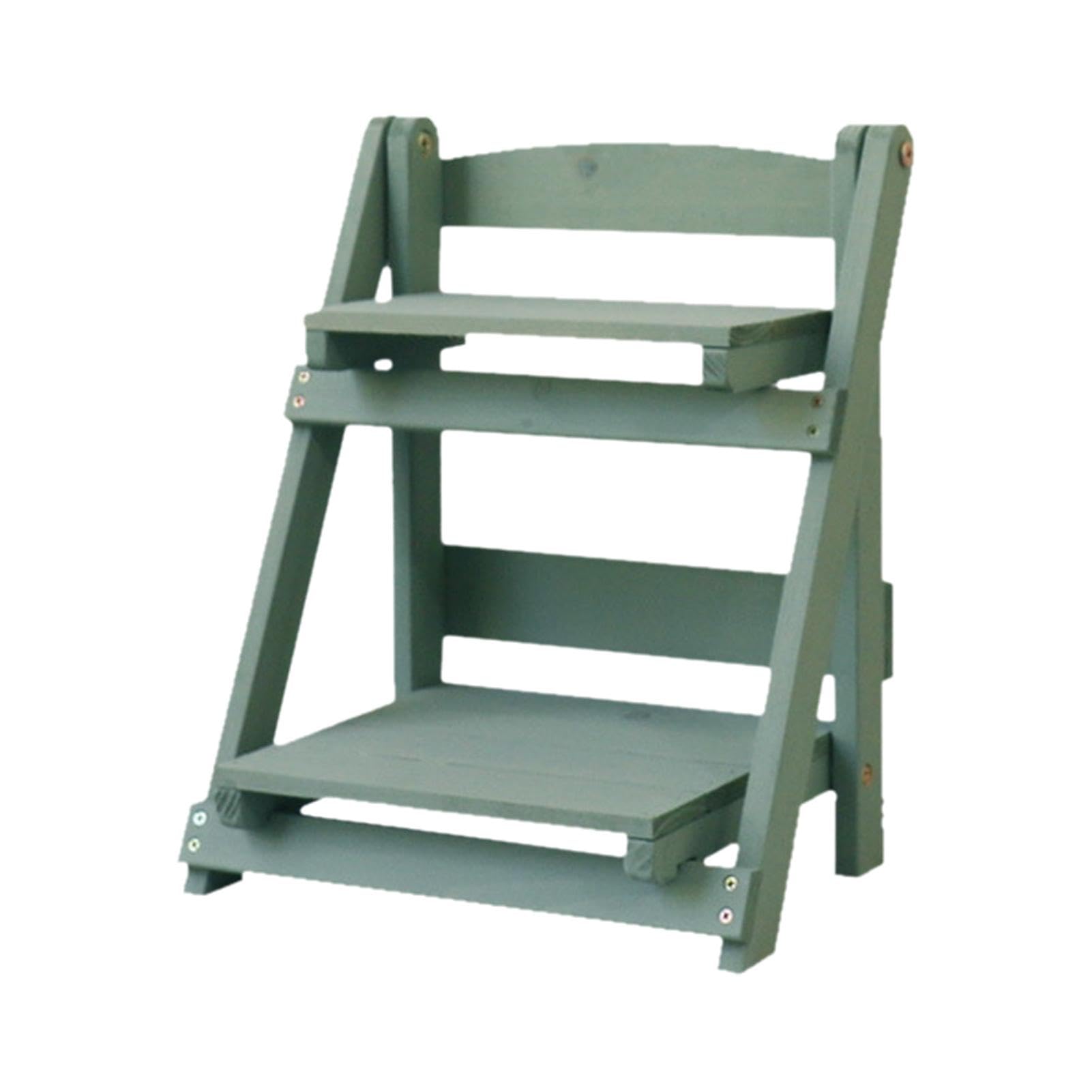 Support pour en échelle - Support pour en bois à 2 couches,Support de pot