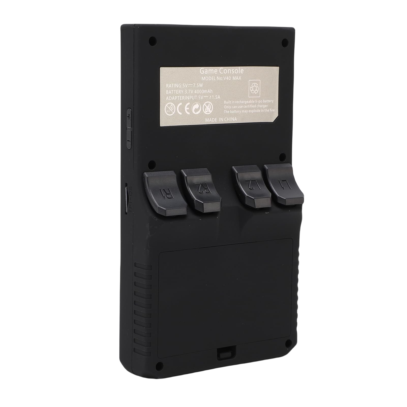 Yechiry Console di Gioco Portatile, Console di Gioco con Archiviazione da 256 GB, Quad Core RK3326 con 4 Schermi in Vetro Temperato, 45 Emulatori Integrati, Ideale per Giochi retrò (BLACK)