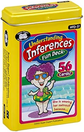 Super Duper Publications | Understanding Inferences Fun Deck | Problem Solving and Reasoning Skills Flash Cards | Educational Learning Materials for Children