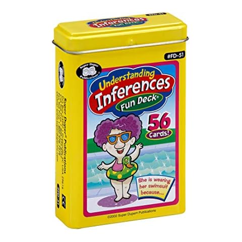 Super Duper Publications | Understanding Inferences Fun Deck | Problem Solving and Reasoning Skills Flash Cards | Educational Learning Materials for Children Cover