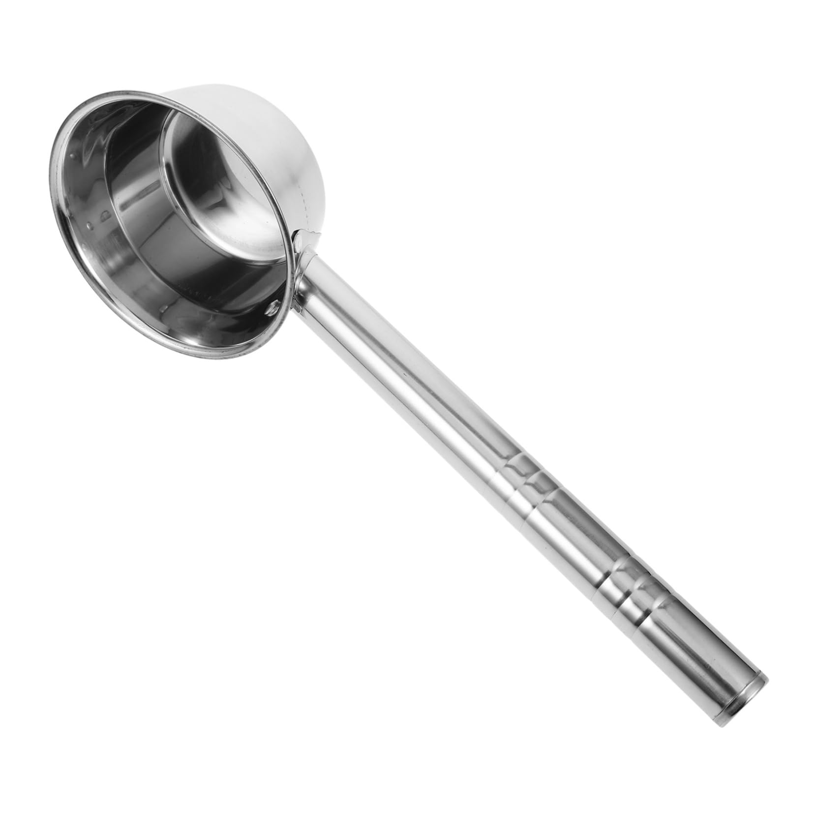 Mipcase 5 Pièces Louche à Eau Louche De Cuisine Tasse De Rinçage De Shampoing Échantillonneur D'eau Cuillère à Eau à Long Manche Arrosage Poignée De Louche De Bain Acier Inoxydable Silver
