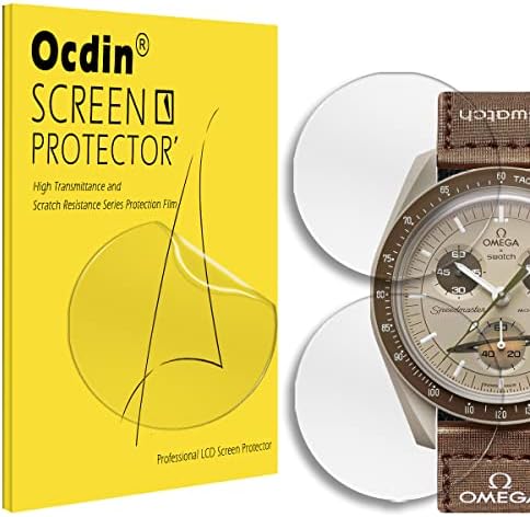 Screen Protector for Omega x Swatch Speedmaster Moonswatch, Hydrogel TPU Soft Film for Acrylic Crystal (3)