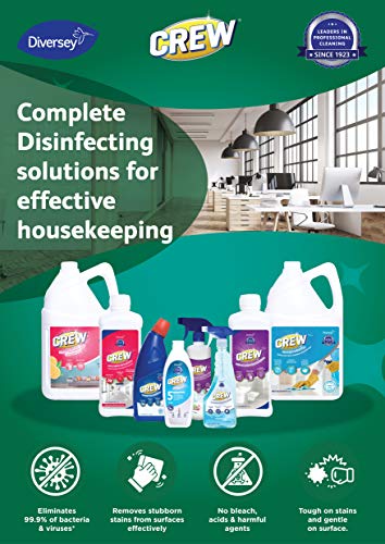 Image of Diversey Crew Multi Surface Creme Cleanser - 500 Ml | 5 in 1 Action Formula| Removes Scale | Eliminates Scuff Marks | Gentle on Fittings | Effective Against Greese | Removes Rubber Marks | Restores Shine
