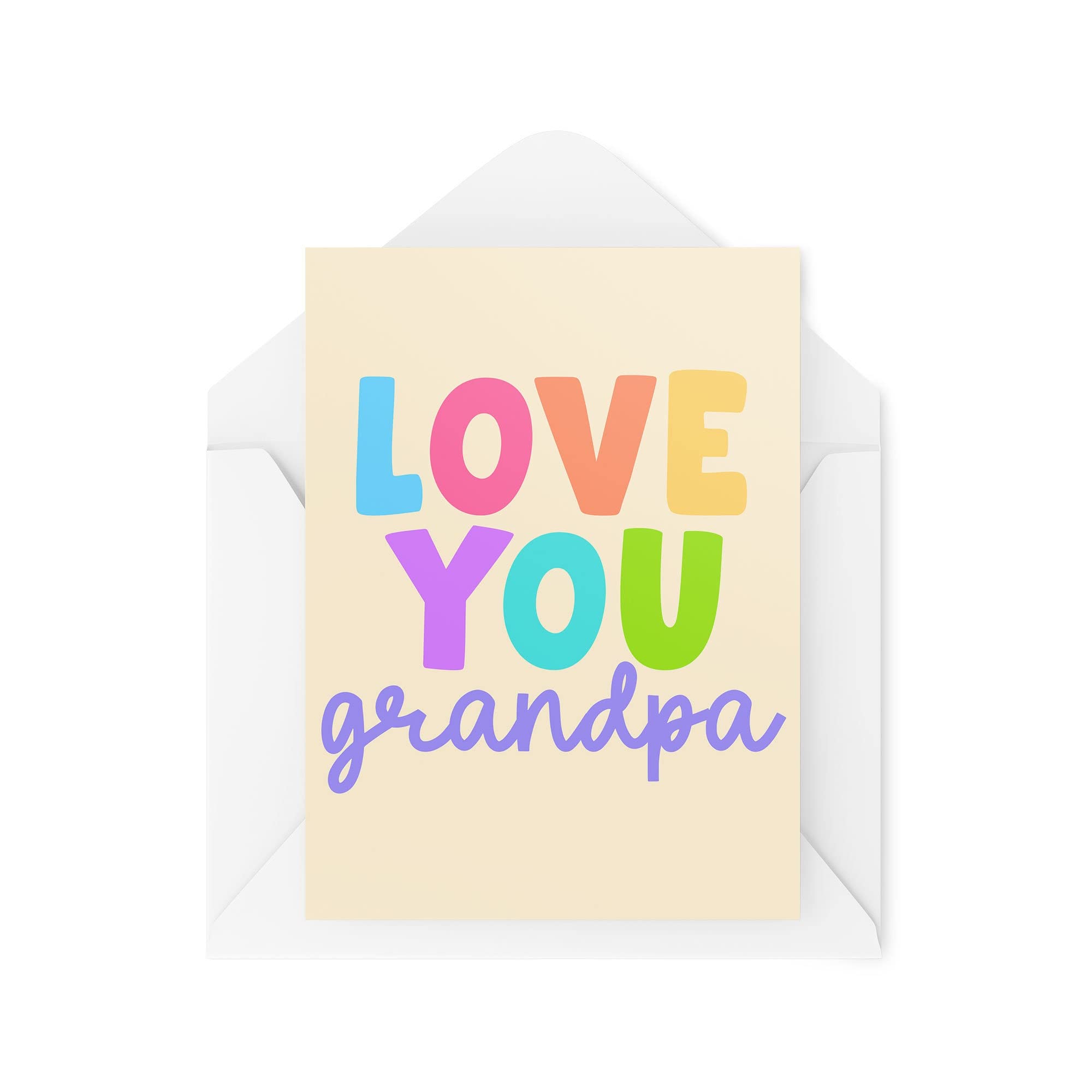 Funny Novelty Greeting Cards | Love You Grandpa | Birthday Father's Day Grandad Grandpa Thinking Of You Banter Funny Joke | CBH1295