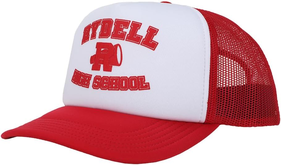 Bioworld Grease Rydell High School White & Red Trucker Hat