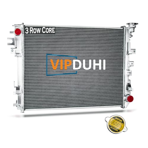 Image of Radiator for 2009-2010 Dodge Ram 1500 2011-2018 Ram 1500 Ram 2500 Ram 3500 | 2009-2010 Dodge Ram 2500 Radiators, 2013 2012 2014 2015 2016 2017, 3.7L 4.7L 5.7L 6.4L 3.6L, 3 Row Aluminum Radiators