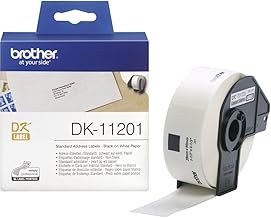 Brother DK-11201 Étiquettes d'adresse 29 x 90,3 mm Blanc 400 Étiquettes/rouleau