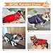 Woiil Hundejacke Hundemantel für Grosse Hunde Warmer Hundepullover Winter Hundejacke Weste Winddicht Mantel Hoodie Winter Hunde Außenjacke für Spazierengehen Armeegrün XL