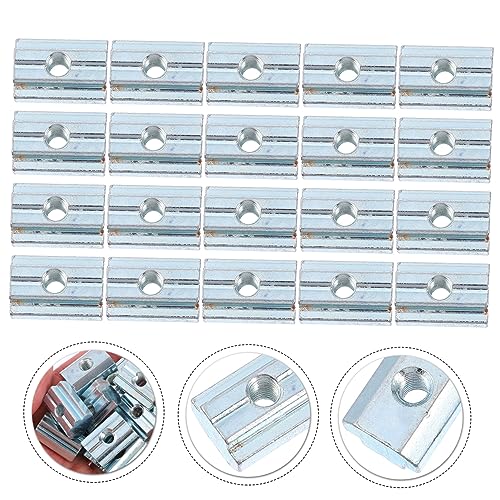 Mobestech 20Pcs Porca Deslizante Deslizando T Porcas T-Nuts Deslizam Em T Porcas Extrusões De Alumín